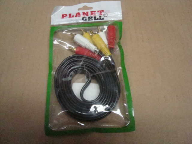 Cable 3 Rca Audio Video Dvd 1.5 M