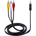 Cable 3.5mm a 3 Rca de Audio 3M