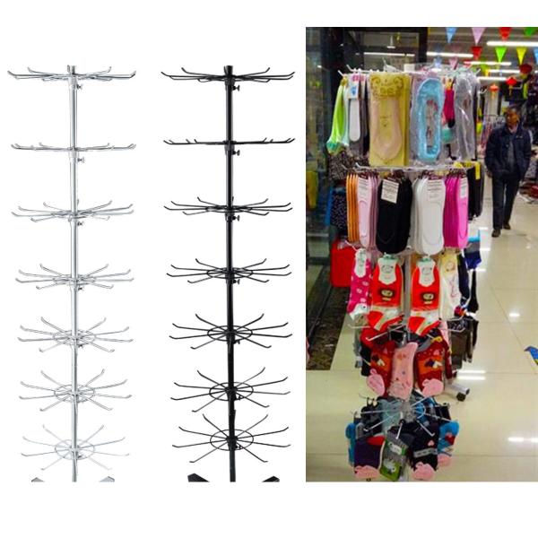 Estante Mostrario Giratorio 32 Ganchos 1.80 Mts