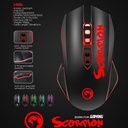 Mouse Linea Scorpion M506 Marvo - Negro / Verde