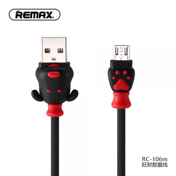 Cable USB Micro B RC-106M Fortune Series Remax - Negro