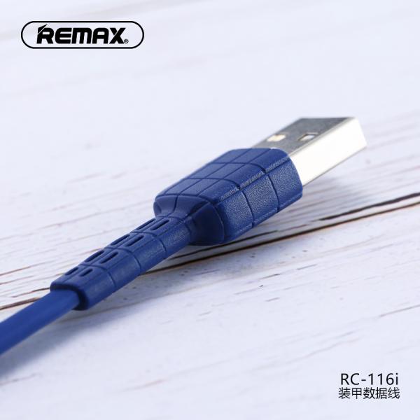 Cable USB Lightning RC-116I Armor Remax - Azul
