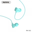 Audifonos Manos Libres RM-502 Remax - Azul