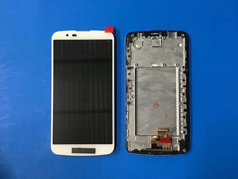 Repuesto LCD PANTALLA LG K10 K420 K430 COMPLETA NEGRA CON MARCO