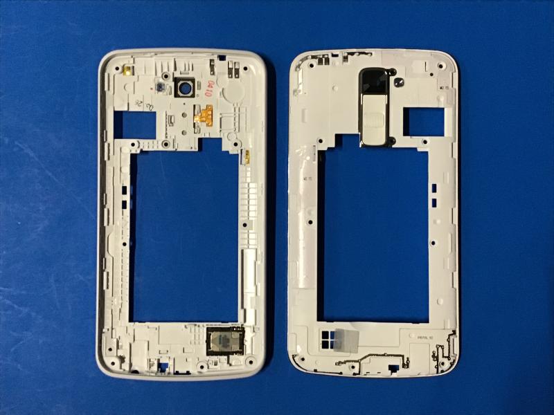 Repuesto LCD PANTALLA LG K10 K420 K430 COMPLETA NEGRA CON MARCO