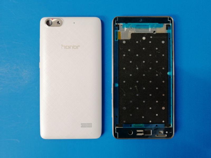 Repuesto LCD PANTALLA HUAWEI HONOR 4C G PLAY MINICHM-U01 COMPLETA DORADA CON MARCO