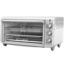 Black + Decker Horno Freidora Aire 8 Rebanadas Inox TO3265XSS-LA