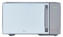 Midea Microondas 1.1pc Grill Puerta Espejo Gris MMDXG11S2MG