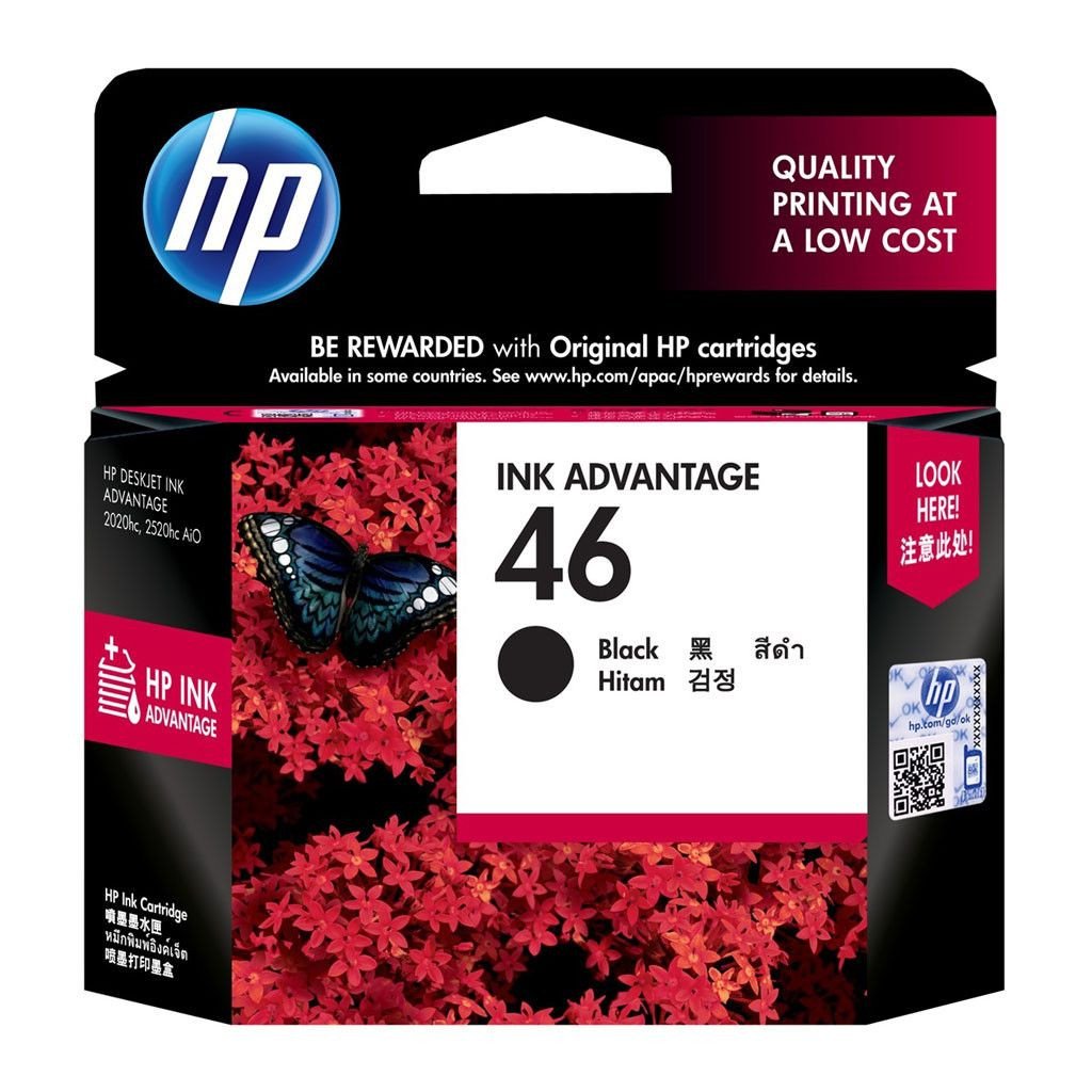 HP Cartucho Negro 46 750Pgs CZ637AL