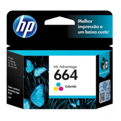Tinta HP 664 Tricolor F6v28al Impresiones Brillantes