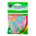 Barrilito Calcomania Madera Flores 10 Piezas WS005