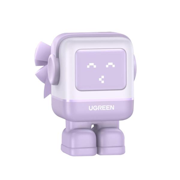 Ugreen Cargador Robot Nexode PD GaN USB-C 30W Morado