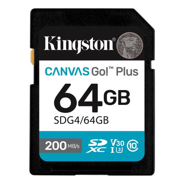 Kingston tarjeta de memoria sd canvas go plus-SDG4/64GB