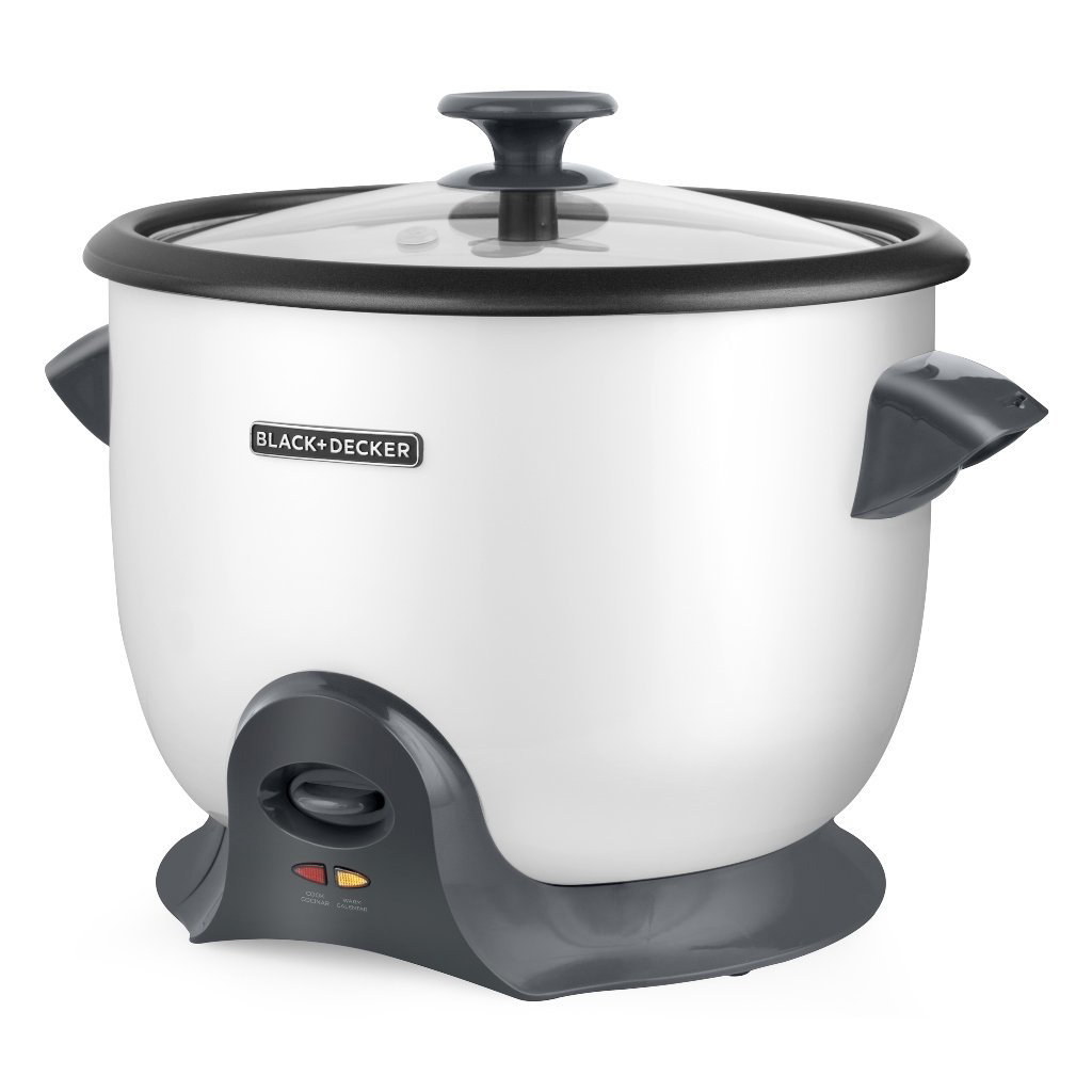 Black + Decker Olla Arrocera 20 Tazas Cocidas Blanca - Rc620w