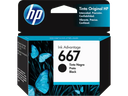 HP Cartucho Tinta Negra 667 3YM79AL