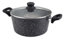 Westinghouse Cacerola con Tapa Mármol Negro 28 cm WCCC0009028MBB