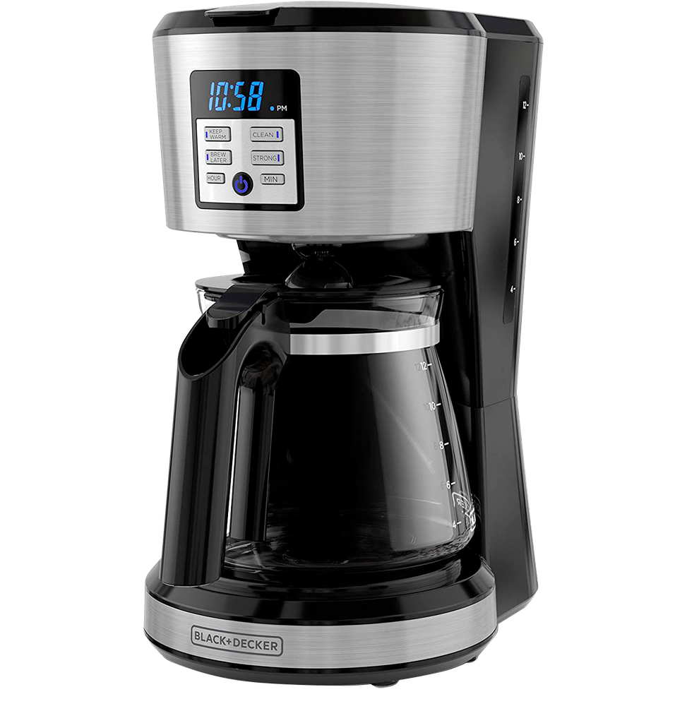 Black + Decker Cafetera Digital Inox 12 Tazas CM1331S-LA
