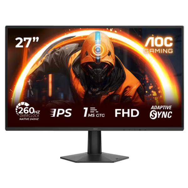 Monitor Gaming Aoc 27g50z 27" Plana Full HD 1920 X 1080 260HZ Fast IPS LED Adaptive Sync HDMI / Displayport / Audio - Negro