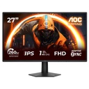 Monitor Gaming Aoc 27g50z 27" Plana Full HD 1920 X 1080 260HZ Fast IPS LED Adaptive Sync HDMI / Displayport / Audio - Negro