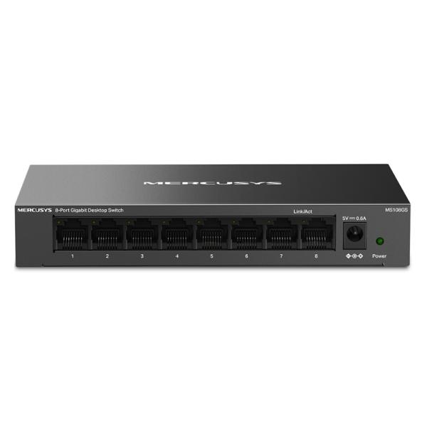 Mercusys MS108GS Switch Gigabit Ethernet 8 Puertos 1000 Mbps