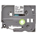 Brother Cintas TZE131 12mm Negro Transparente