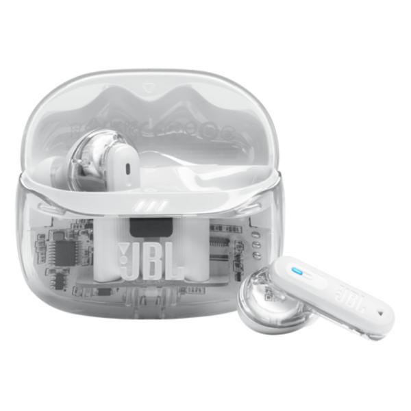 Audifonos Jbl Tune Beam 2 Ghost Edition Inalámbrico JBLTBEAM2GWHTAM - Blanco