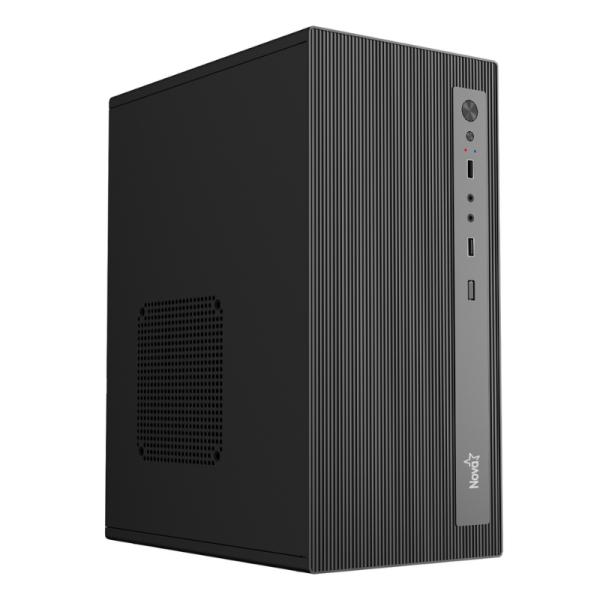 Case Nova Cm01z9ra001c Mini Tower Ventilador 1 de 80 Mm Sin Fuente de Poder Incluida - Negro