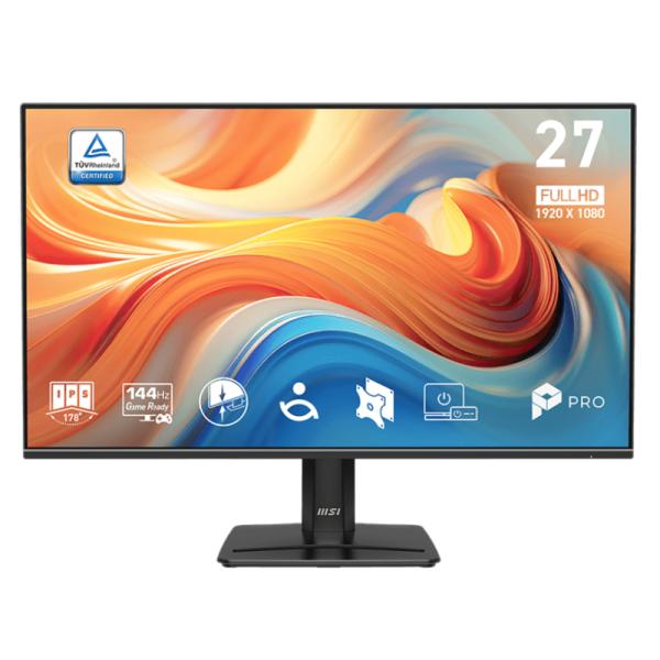 Monitor Msi PRO MP271 E14A 27" Plana FHD 1920X1080 144 Hz IPS AMD Freesync / HDMI / Displayport VGA 9S6-3PE9CM-004 - Negro
