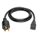 Cable de Poder Apc C19 a L6-20P 3.7 M AP9871 - Negro