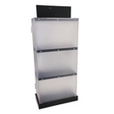 Display Sin Logo de Acrilico 320 X 170 X 600 Mm Sin Logo Impreso FD321760002C - Negro