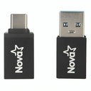 Adaptador Nova USB-A a USB-C y USB-C a OTG FADOTG01001C