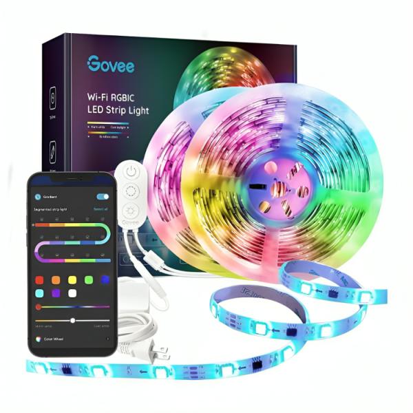 Govee Luces LED RGB H6110 Wifi 5 Metros X 2 Rollos Iluminación