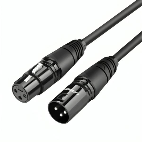 Cable Ugreen AV130 Canon Macho a Hembra Extension Microfono 5M 20712 - Negro