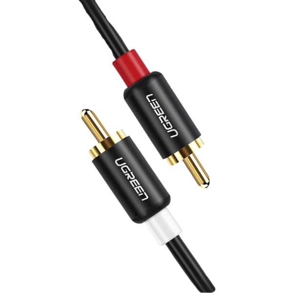 Cable Ugreen AV104 2RCA Macho a 2RCA Macho 1M 30747 - Negro