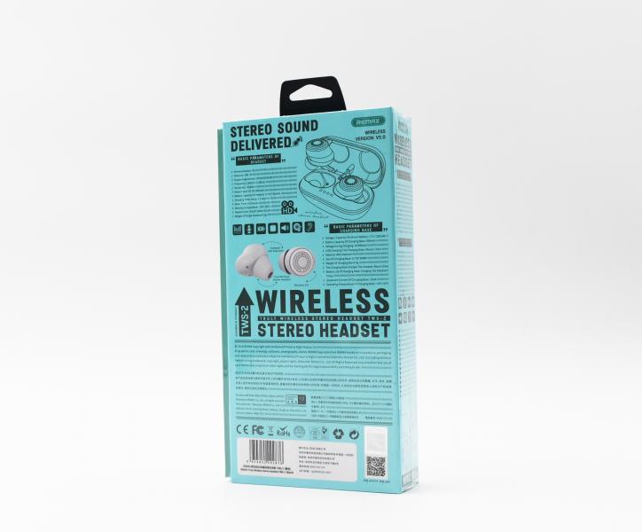 Audifonos Manos Libres Bluetooth TWS-2 Remax - Negro