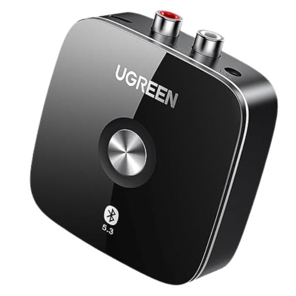 Adaptador y Receptor Ugreen CM123 Aux para Sistema Estereo 30445 - Negro