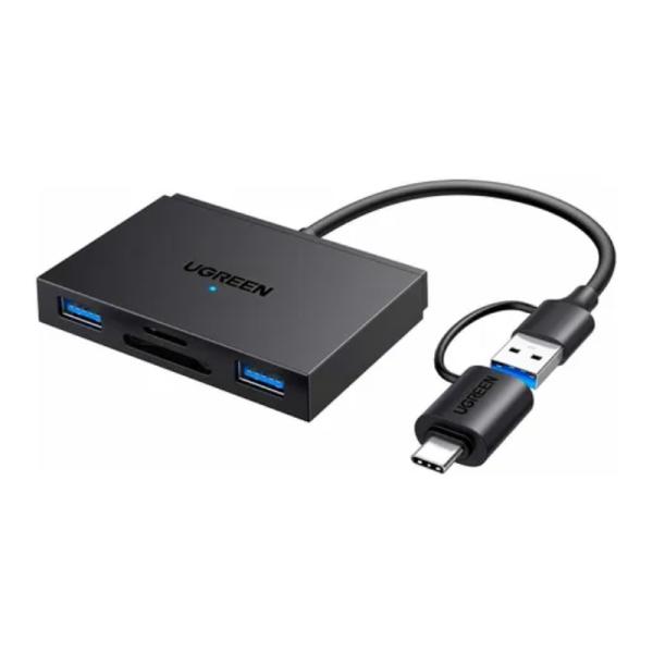 Lector de Tarjetas Ugreen CM812 4 en 1 USB-C/USB-A 5Gbps