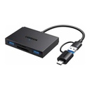 Lector de Tarjetas Ugreen CM812 4 en 1 USB-C/USB-A 5Gbps