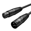 Cable Ugreen AV130 Canon Macho a Hembra Extension Microfono 2M 20710 - Negro