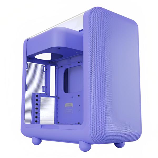 Case Hyte X50 Mid Tower Sin Ventilación Incluida con Panel Lateral CS-HYTE-X50G-TM - Morado