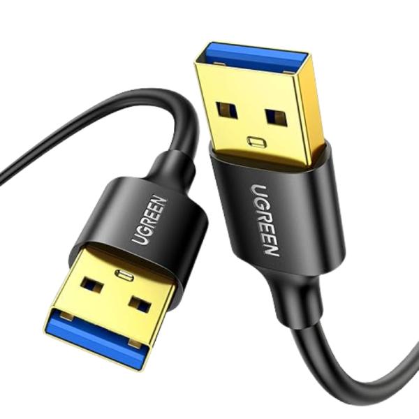 Cable Ugreen US128 USB-A 3.0 Macho a Macho 2M 10371 - Negro