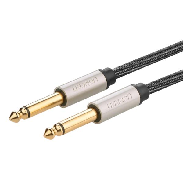 Cable de Audio Ugreen AV128 6.5mm Macho a Macho 2M 10638 - Gris