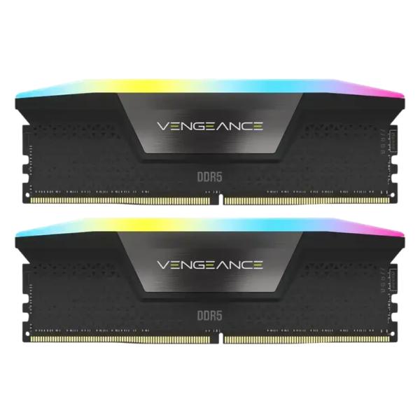 Memoria RAM Pc 16GB (2x8gb) Corsair Vengeance RGB DDR5 5200mt/s CL40 Cmh16gx5m2b5200c40 - Negro