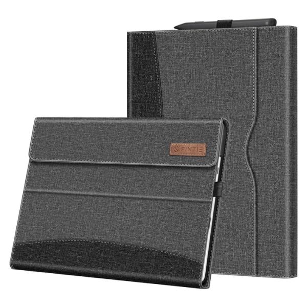 Estuche Fintie 13" para Microsoft Surface PRO 11/10/9 con Soporte para Lápiz Capacitivo y Teclado - Gris