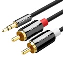 Cable Ugreen AV116 Macho 3.5mm a Macho 2RCA 1.5m 10583 - Negro