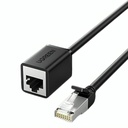 Cable de Extensión Ethernet Ugreen NW112 Cat 6 F/utp RJ45 Macho a Hembra 0.5 M 11278 - Negro