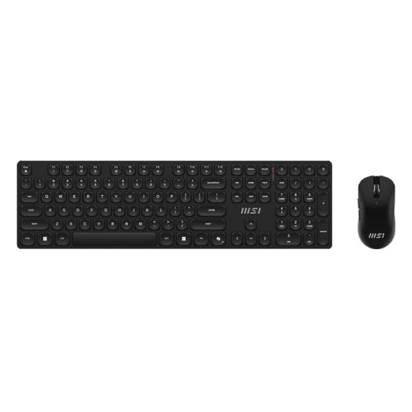 Teclado y Mouse Msi Forge K210 W Combo Ls Inalámbrico 2.4 Ghz Español S11-43LS201-Y92 - Negro