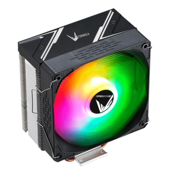 Enfriamiento de Aire Argb Formula V Line Ice Burg Plus Arpw 4P Bk Lga2066/am5 1x120mm 4 Pin PWM 4711401661122 - Negro