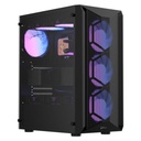 Case Argb Formula V Line Air Power G1 Plus Black Mid Tower Ventiladores 6 de 120 Mm con Malla Frontal y Vidrio Lateral 4711401663614 - Negro