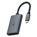 Lector de Tarjetas TP Link UA440C USB-C 3.0 / Sd / Micro Sd UHS-II 312 Mb/s / 5 Gbps - Gris